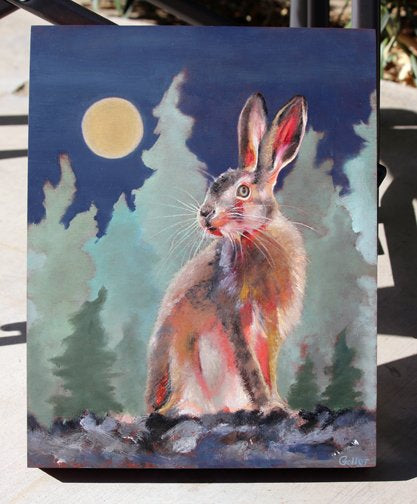 Prints available, original ***SOLD*** Carrie Goller - Diego, oil 14x11