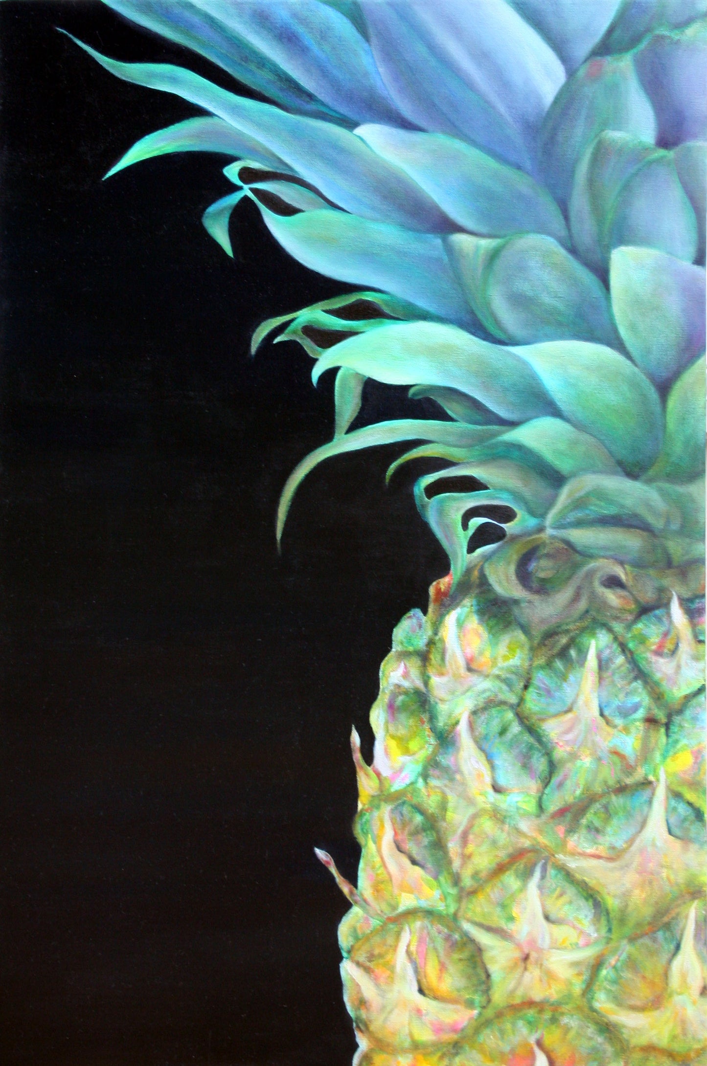 Prints available, original ***SOLD*** Carrie Goller - E Komo Mair - original oil 36x24