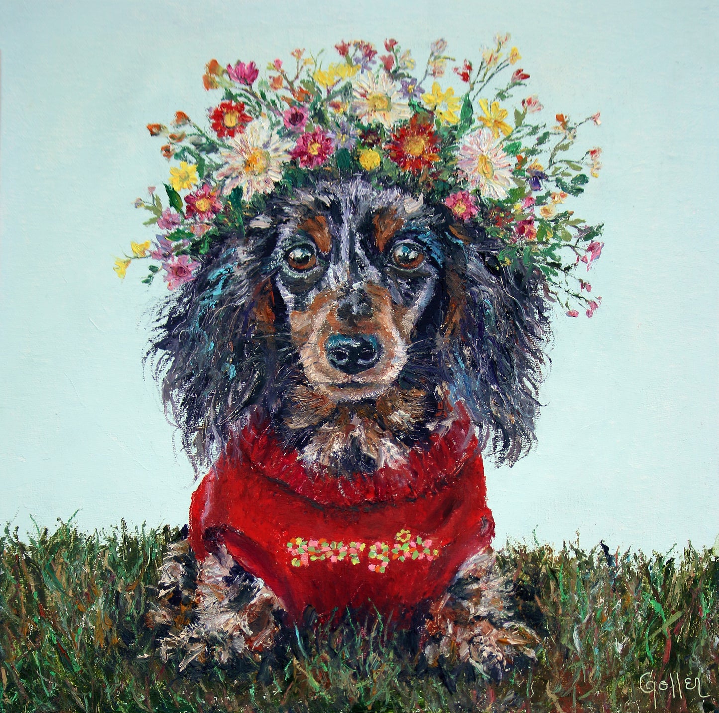 Custom: Floriferous Pet & Creature Portraits by Carrie Goller