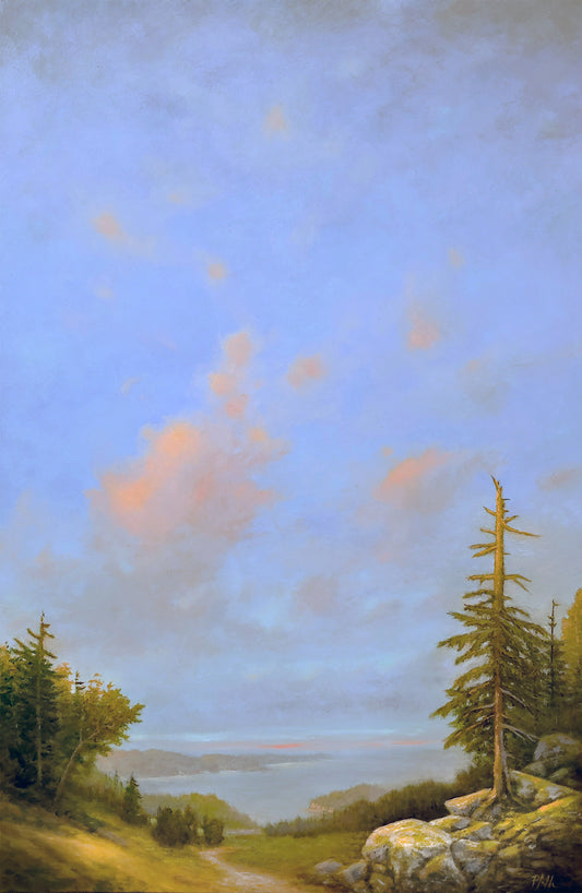 TIM PFEIFFER - Grateful, oil on canvas 20x30 (framed)