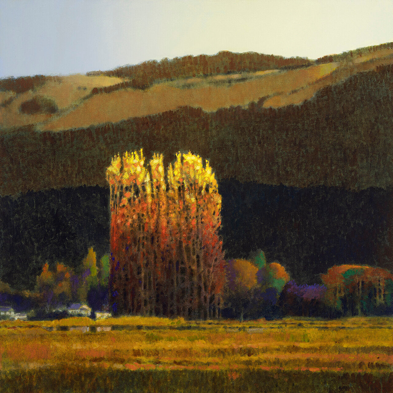 Prints available, original ***SOLD*** MAX HAYSLETTE -  Shades of the Evening No. 24X24 (HMAC 1803 )