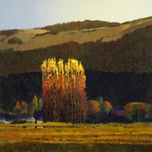 Prints available, original ***SOLD*** MAX HAYSLETTE -  Shades of the Evening No. 24X24 (HMAC 1803 )