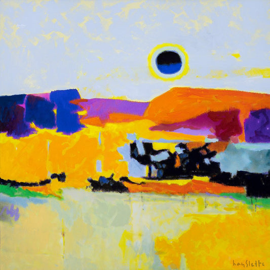 Prints available, original ***SOLD***  MAX HAYSLETTE - Mid-Century Modern No. 94, HMAC 1997 24x24