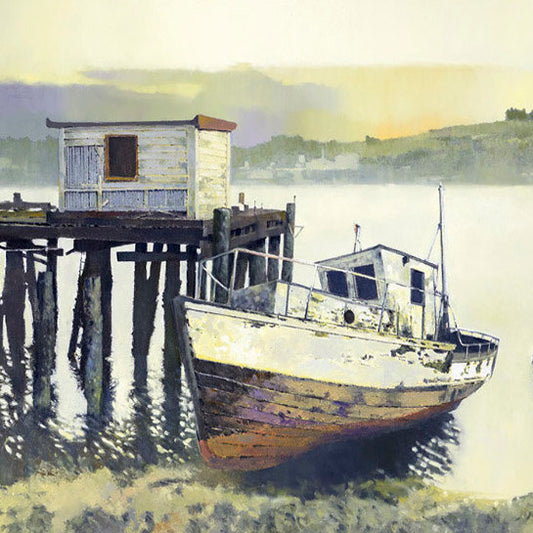 Prints available, original ***SOLD*** MAX HAYSLETTE,  (Study) The Forgotten 12x12 (HMAC 1830)