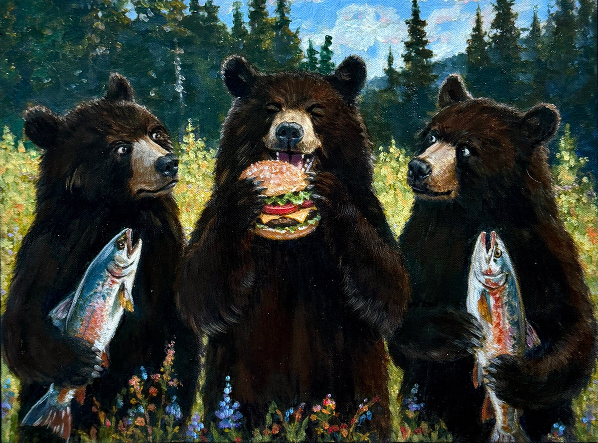 JANDI SMALL - Have It Your Way, Oil on canvas panel, 16x12