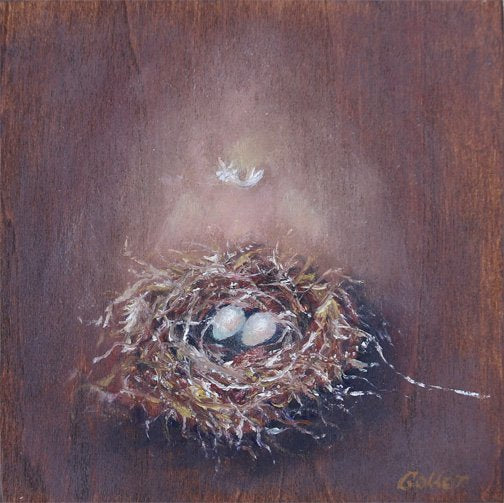 ***SOLD*** Carrie Goller - Home II, oil 4x4