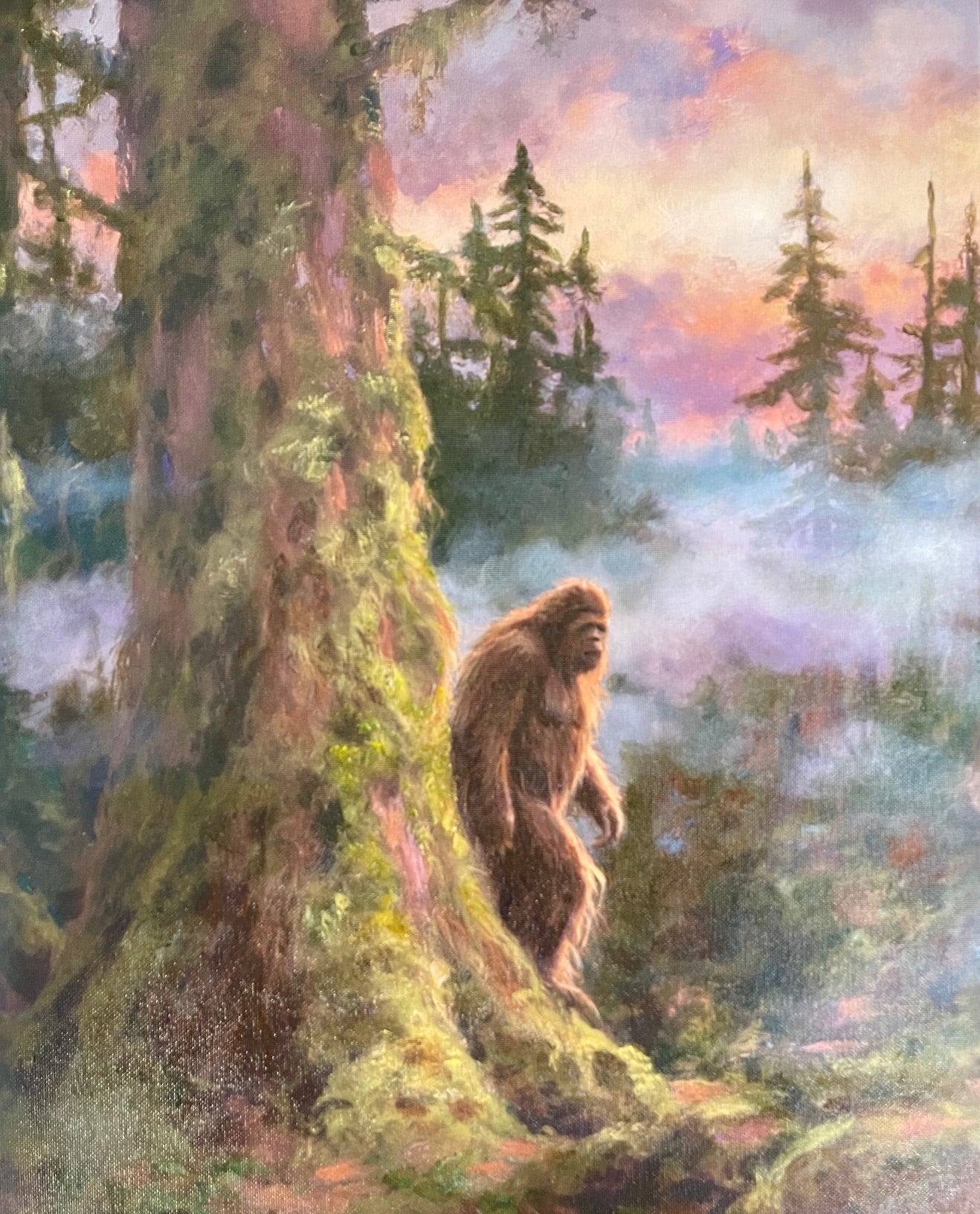 JANDI SMALL -Respect the Locals, Oil on canvas with birch panel, 20x16