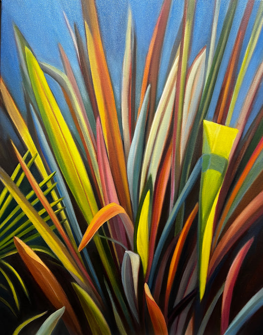 SOPHIE FRIEDA - Flamboyant 11, oil on canvas, 24x30