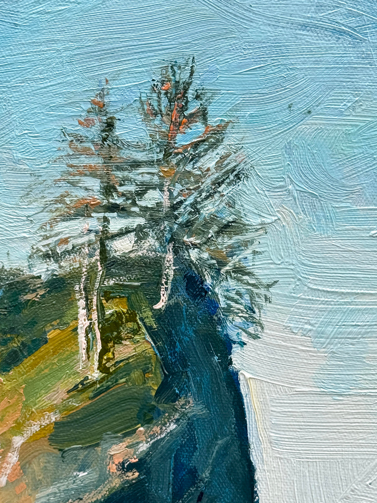 BRIAN MAHIEU - Incoming Tide–Point of the Arches, Oil, 30x48x1.5