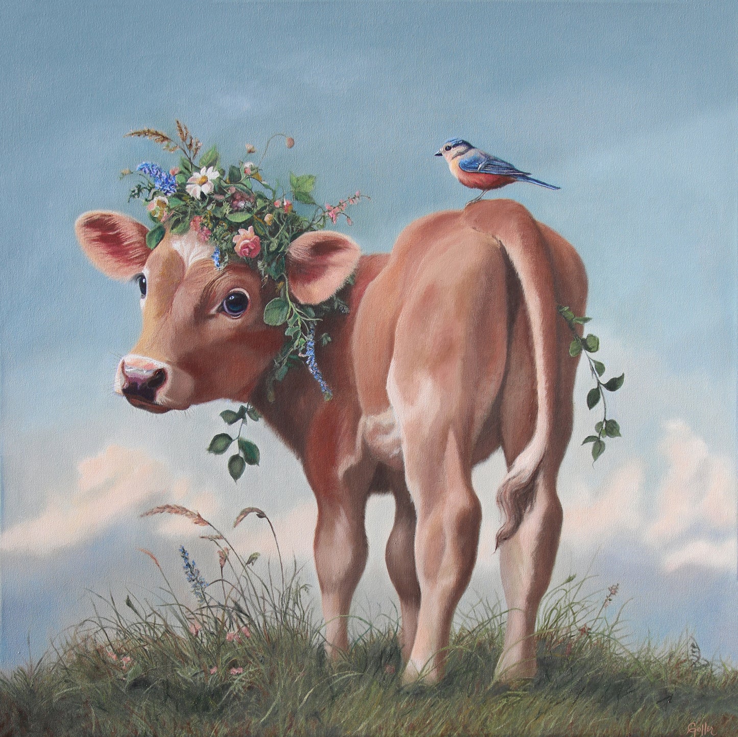 Custom: Floriferous Pet & Creature Portraits by Carrie Goller