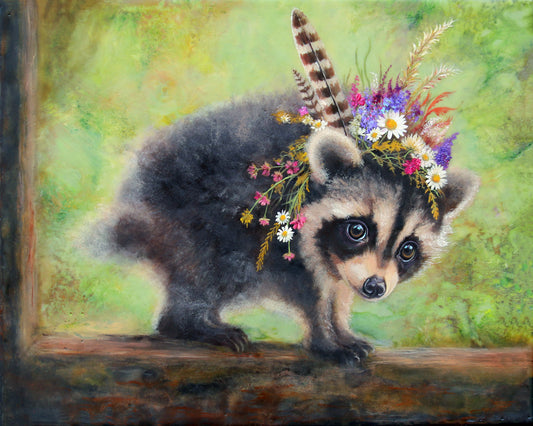 CARRIE GOLLER - Jimothy (Floriferous Series) Print, size 4x6 and upwards