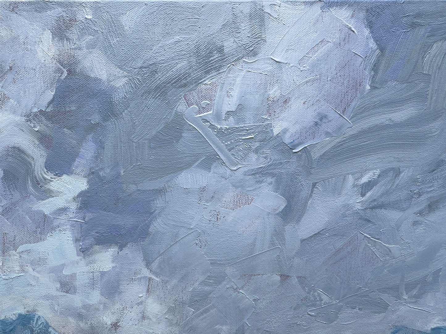 BRIAN MAHIEU - Last Snowfall - Quinalt, Olympic Coast Series, Oil on Canvas, 30 X 40 X 1.5 inches