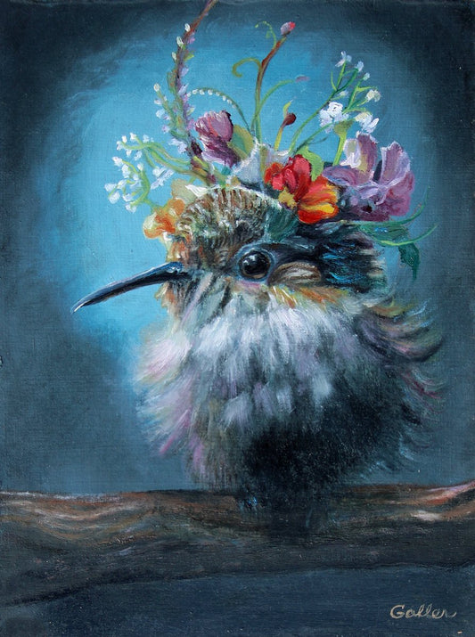 ***SOLD*** CARRIE GOLLER - Lily (Floriferous Series) Oil 8x6 (framed)