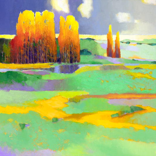 MAX HAYSLETTE PRINTS - METAMORPHOSIS NO. 3 (HMOC 1685) original oil, 24X24