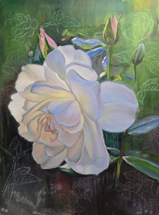 Jody Yashenko - Opal, oil 18x24 (framed)