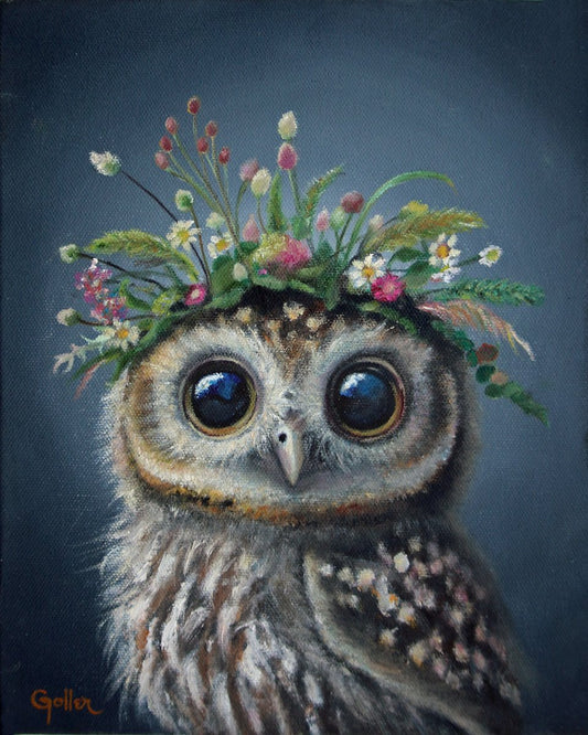 ***SOLD*** CARRIE GOLLER - Ophelia  (Floriferous Collection) Oil 10x8 (framed) ***At Jones & Terwilliger Galleries, Carmel, CA please inquire at (831) 626-9100***