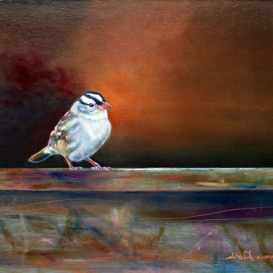 CARRIE GOLLER PRINTS - BIRDS - PURE  original oil, 8x10