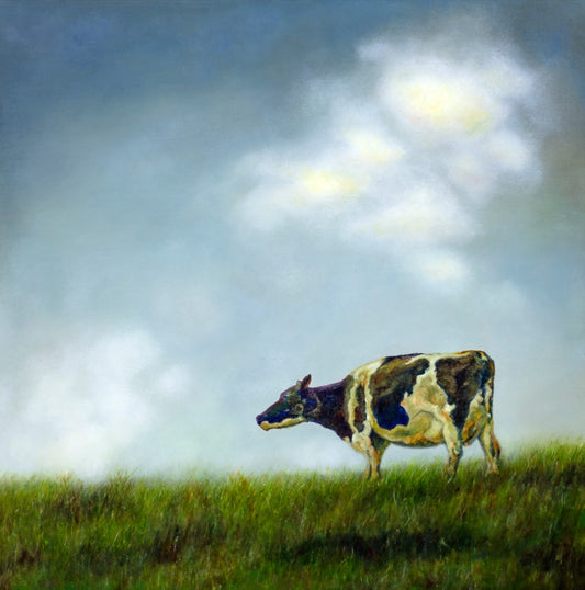 CARRIE GOLLER PRINTS - CREATURES - EUNICE    original oil, 36x36