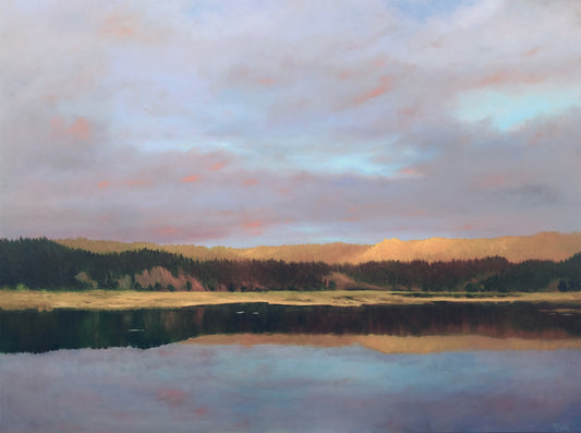 TIM PFEIFFER - Sunkissed, oil on gallery wrapped canvas, 30x40 (framed)