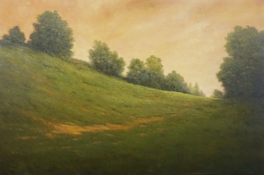 TIM PFEIFFER - The Path Least Traveled, oil on gallery wrapped canvas, (framed) 24x36