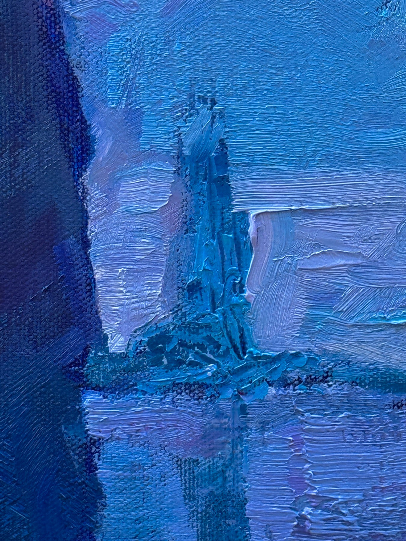 BRIAN MAHIEU - Waiting for Moonrise—Shi Shi Beach, Oil on gallery wrapped canvas, 24" X 30"